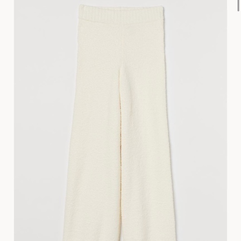 Cream Knit Pants